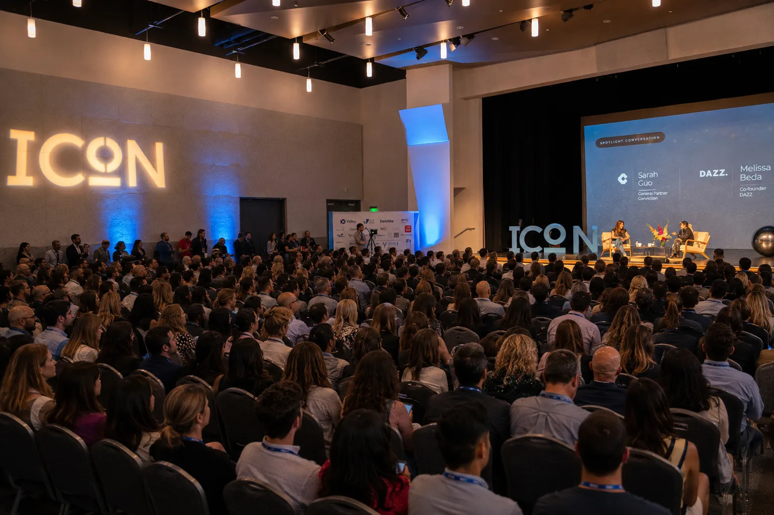 The ICON community gathered for a live stage conversation