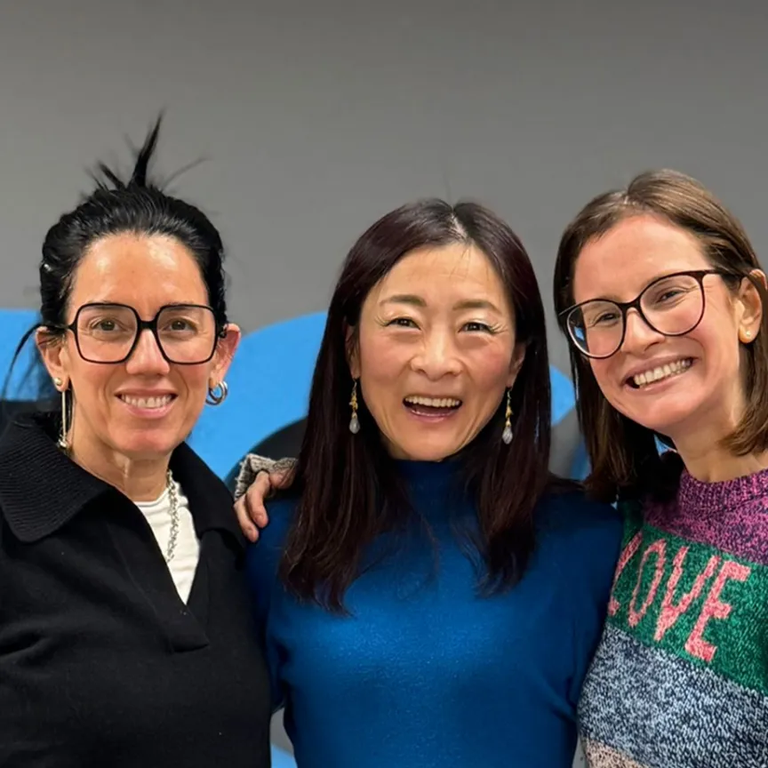 Chloe Jian Ma with participants at an ICON Women in Tech gathering