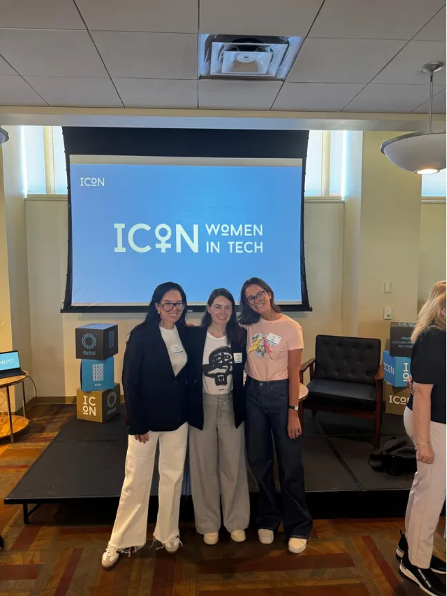 Gemma Garriga with participants at an ICON Women in Tech event
